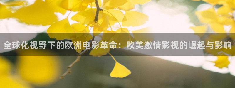 啵啵羞羞影院：全球化视野下的欧洲电影革命：欧美激情影视的崛起与影响