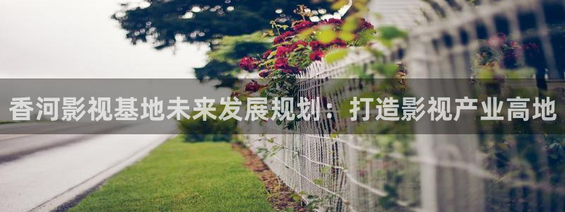 羞羞影院午夜男女爽爽网站：香河影视基地未来发展规划：打造影视产业高地